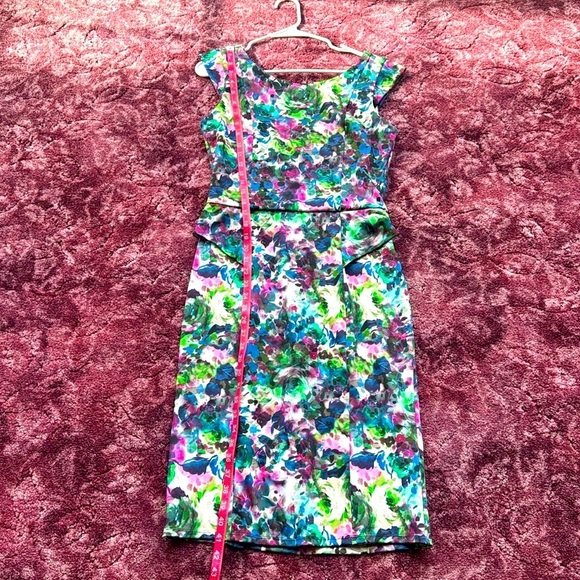 Long Tall Sally Floral Sleeveless Midi Dress - Multicolor size 8 - Picture 7 of 7
